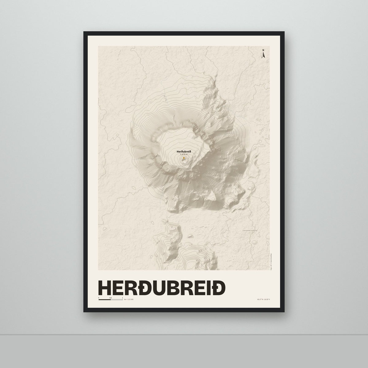Herðubreið – Sandur, okkurgulur