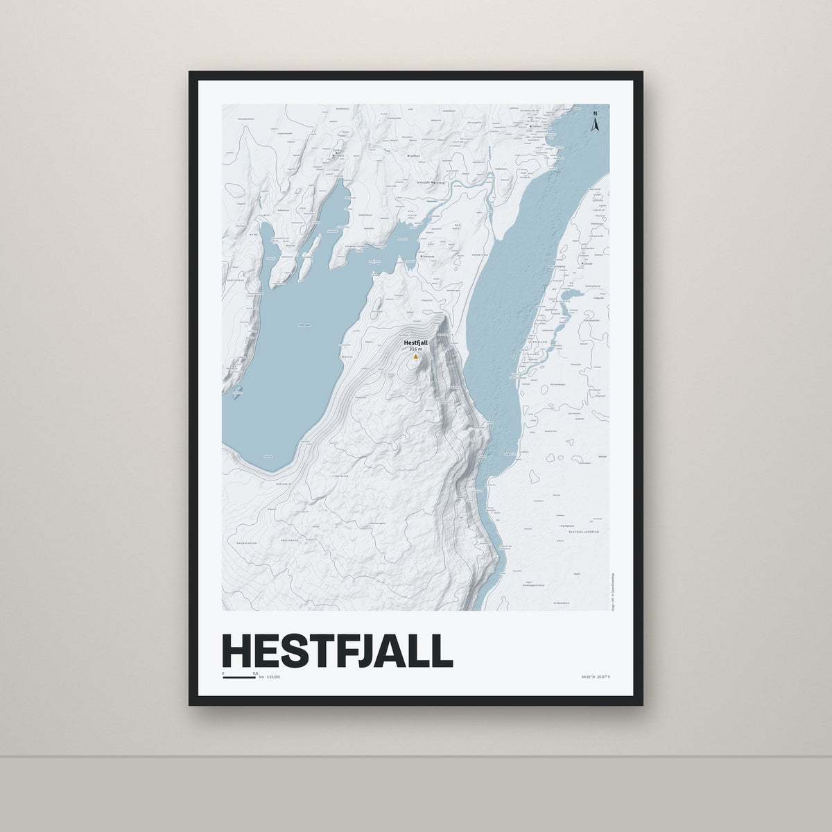 Hestfjall – Ljóst, okkurgulur
