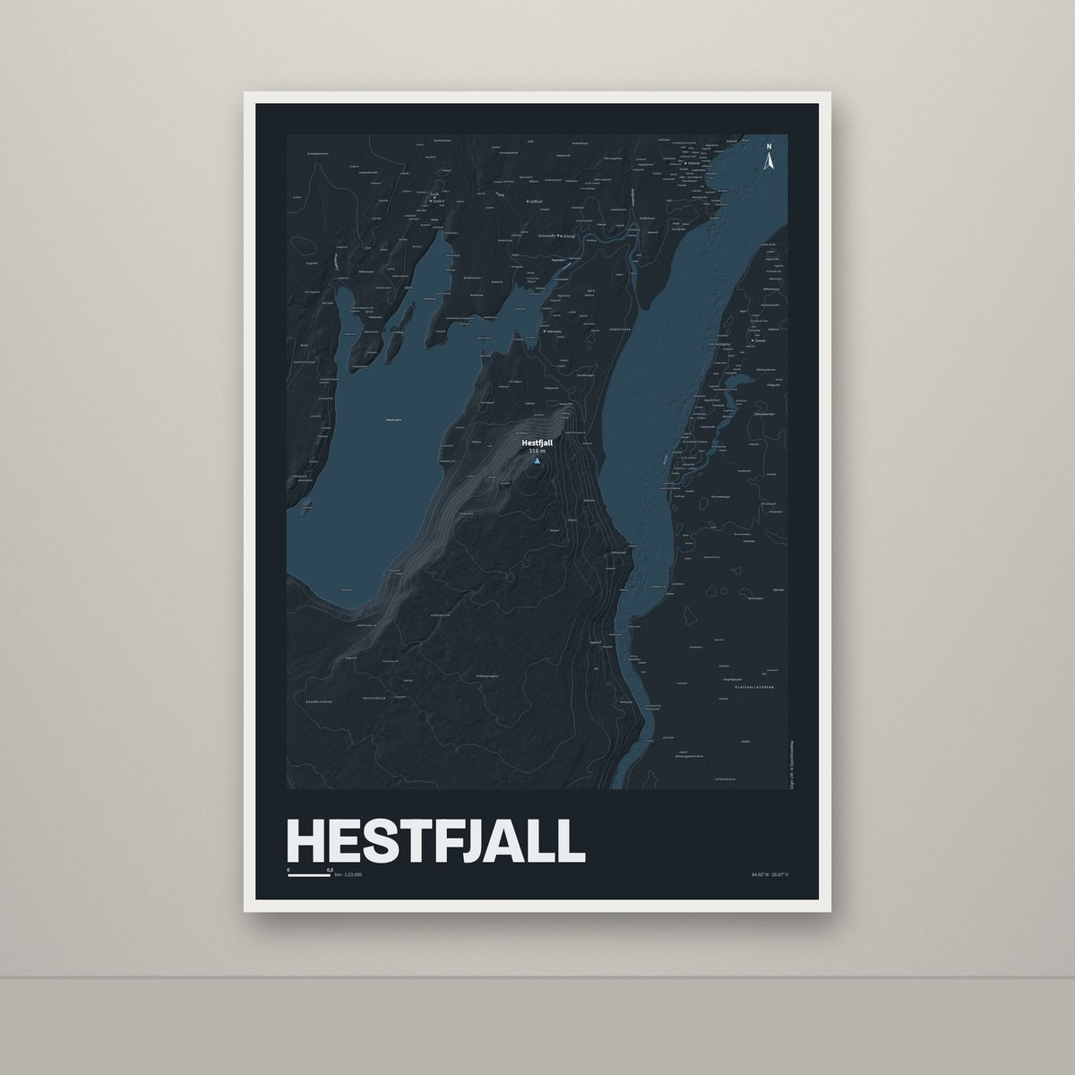 Hestfjall – Nótt, blár