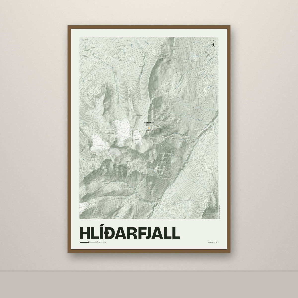 Hlíðarfjall – Mosi, okkurgulur