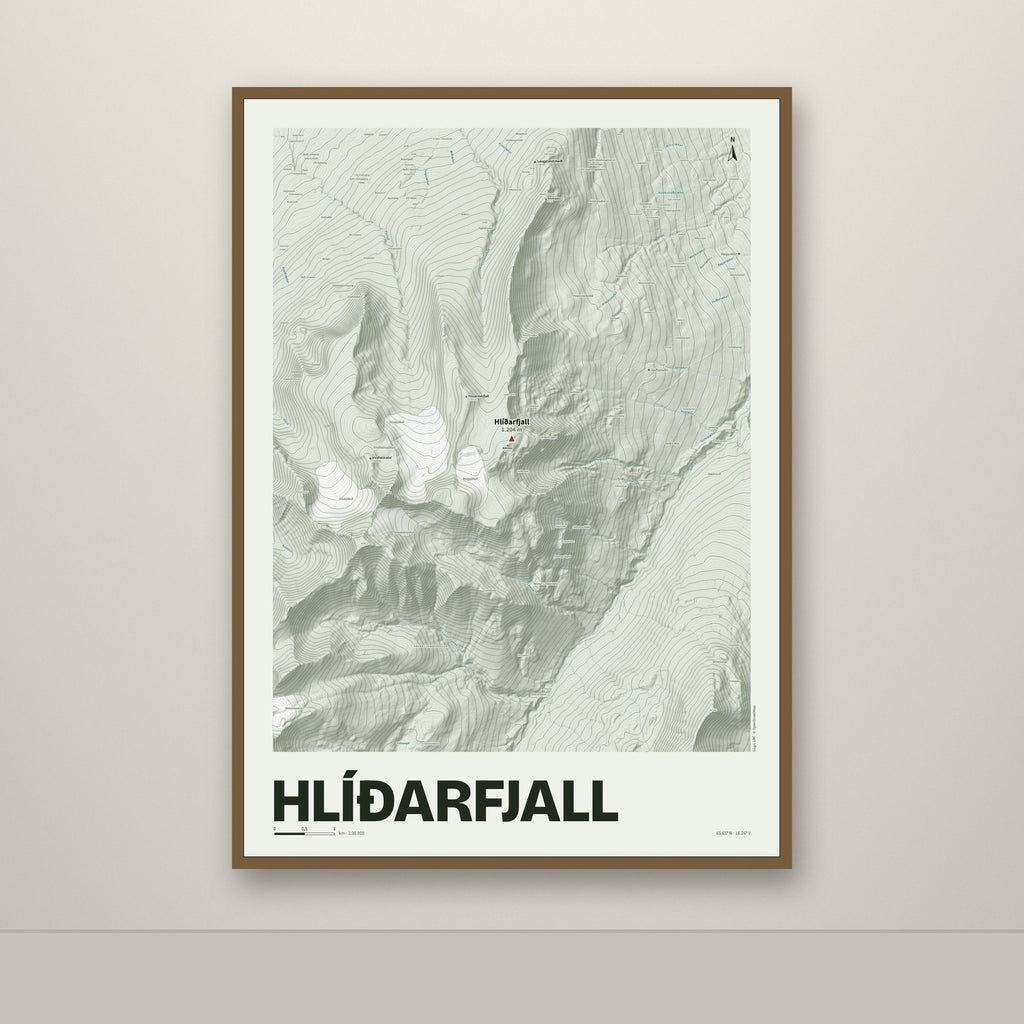 Hlíðarfjall – Mosi, rauður