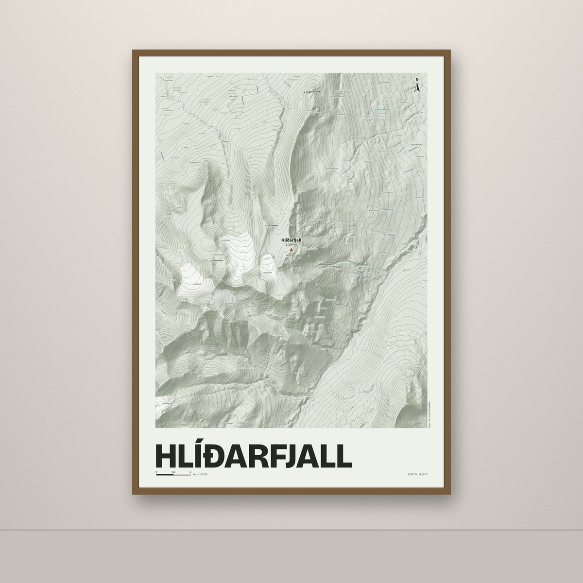 Hlíðarfjall – Mosi, rauður