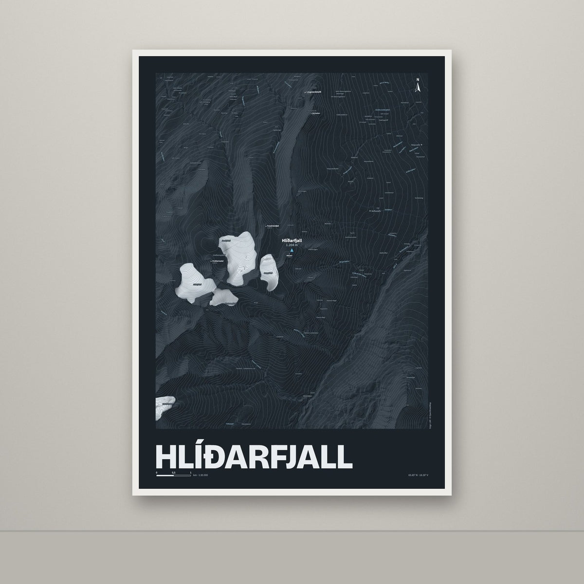 Hlíðarfjall – Nótt, blár