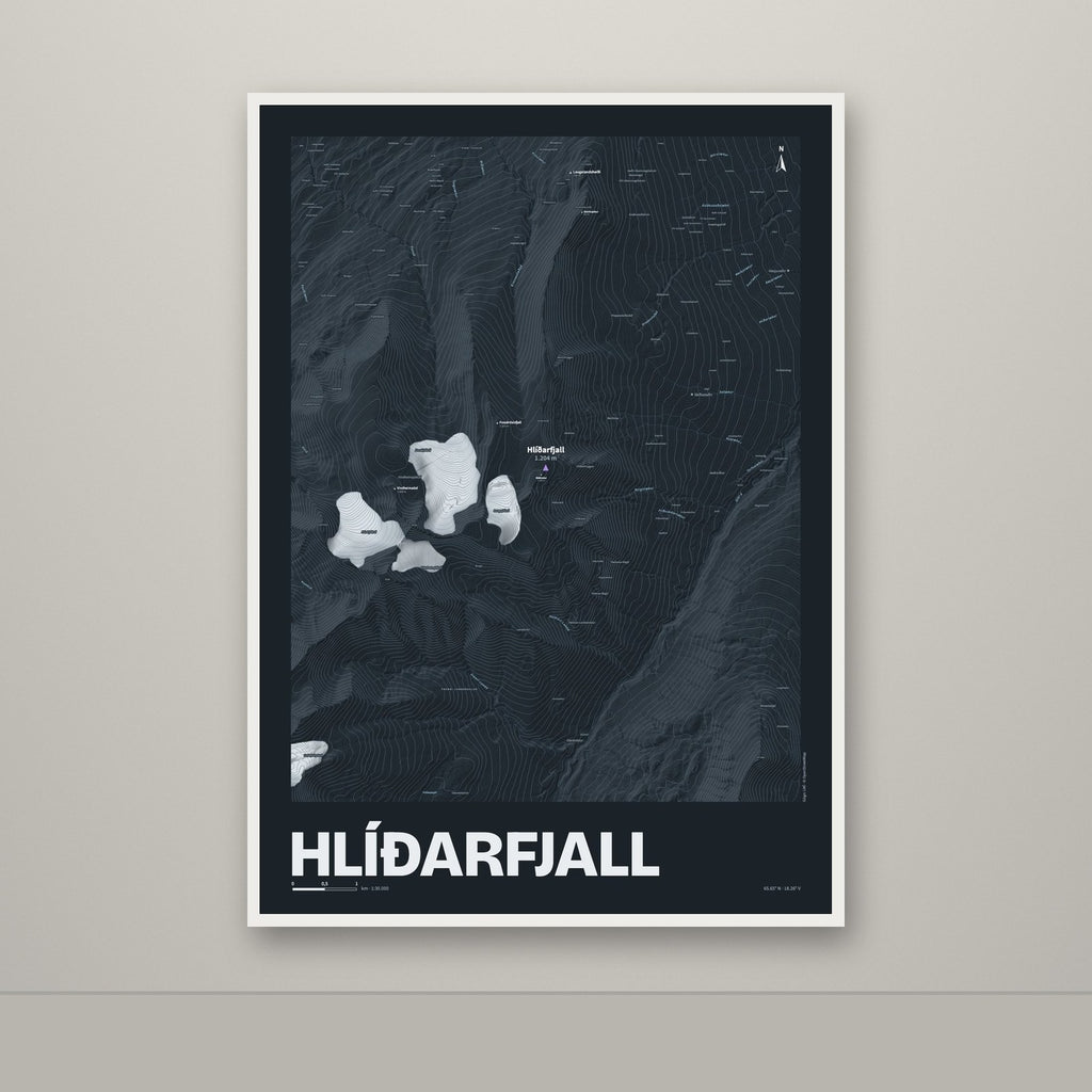 Hlíðarfjall – Nótt, lúpínufjólublár