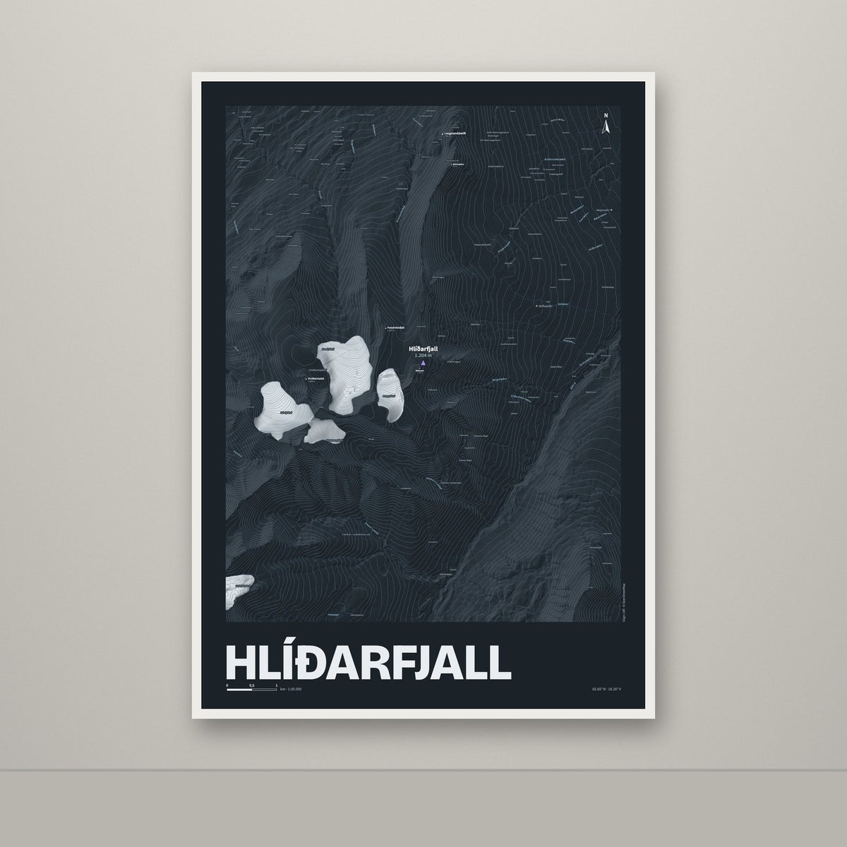 Hlíðarfjall – Nótt, lúpínufjólublár