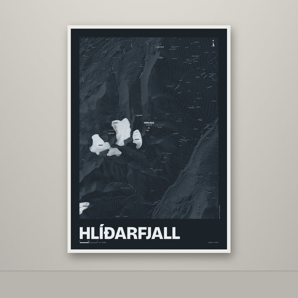 Hlíðarfjall – Nótt, okkurgulur