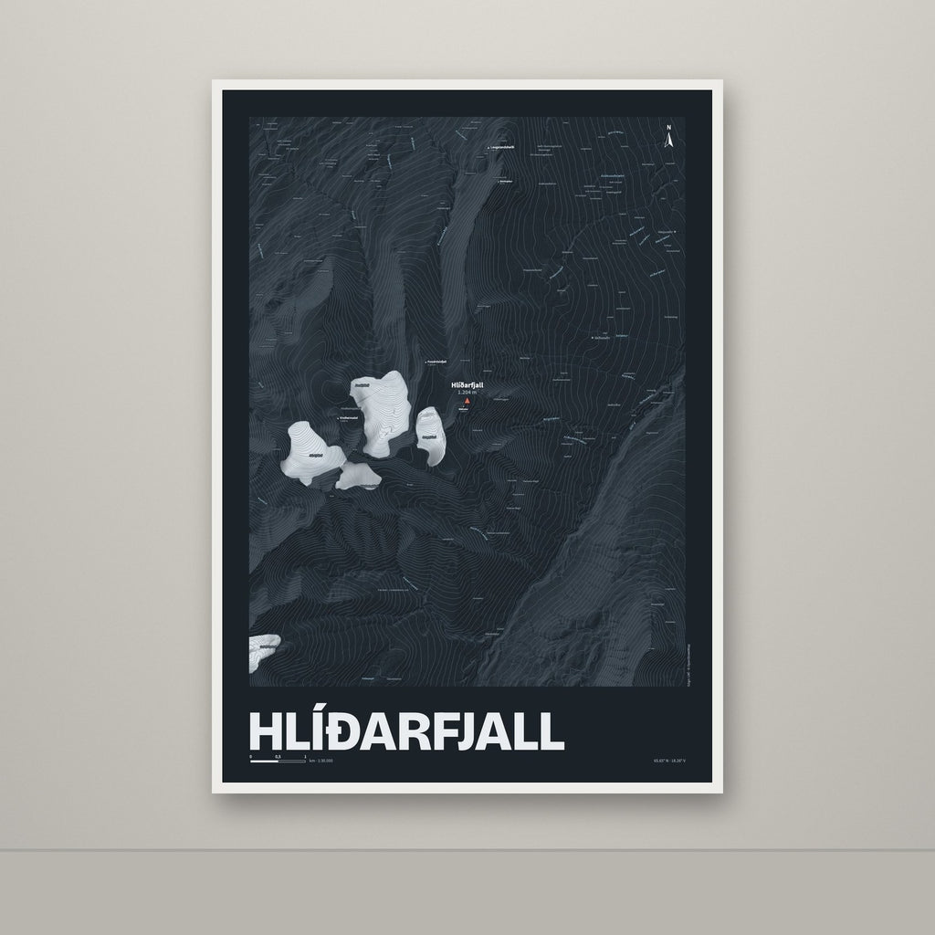 Hlíðarfjall – Nótt, rauður