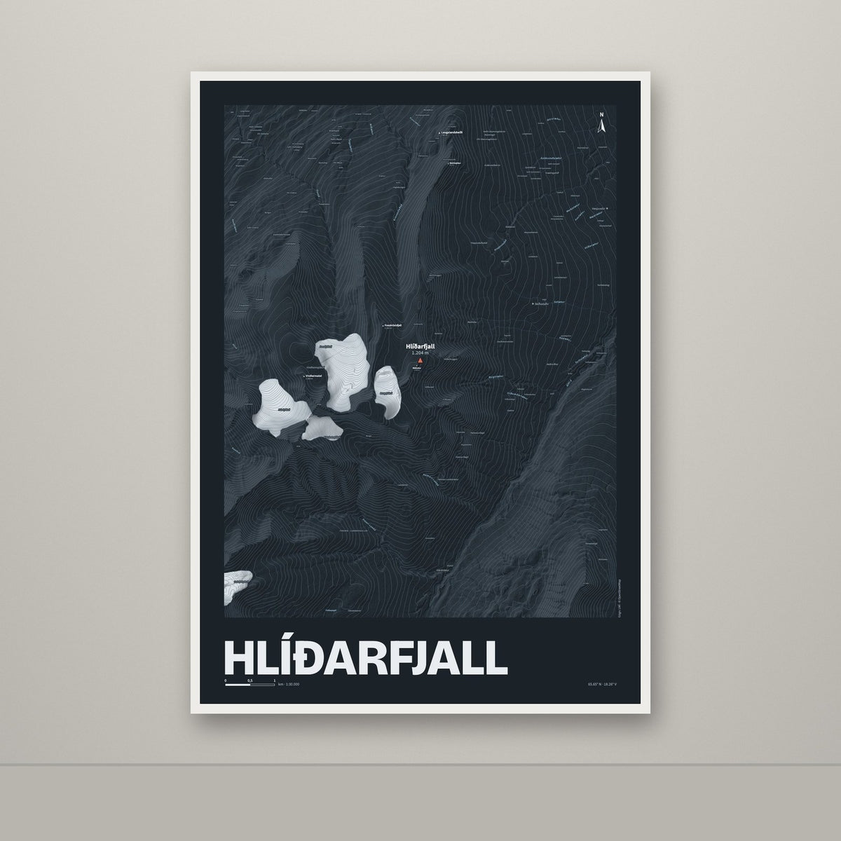 Hlíðarfjall – Nótt, rauður