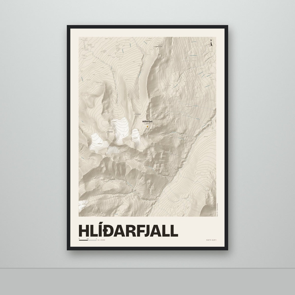 Hlíðarfjall – Sandur, okkurgulur