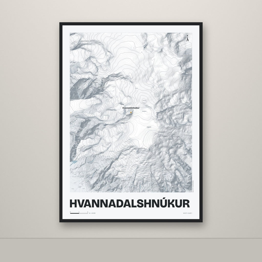 Hvannadalshnúkur – Ljóst, okkurgulur