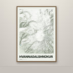 Hvannadalshnúkur – Mosi, okkurgulur