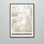 Hvannadalshnúkur – Sandur, blár