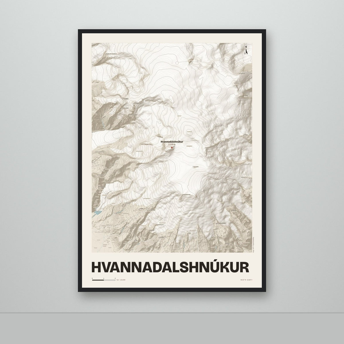 Hvannadalshnúkur – Sandur, rauður