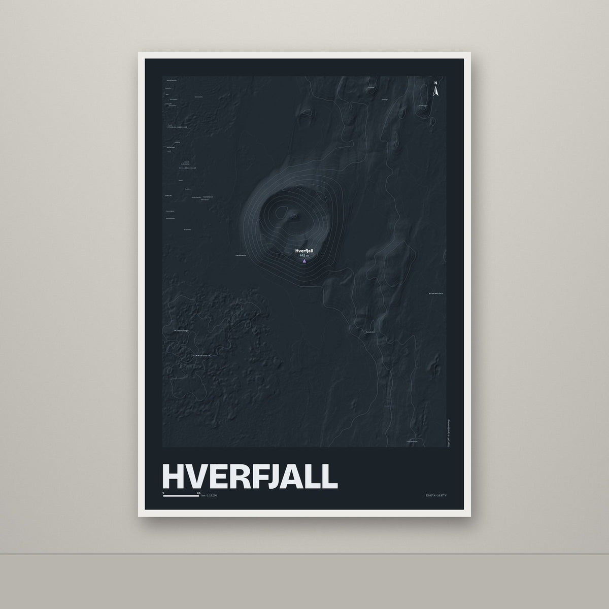 Hverfjall – Nótt, lúpínufjólublár