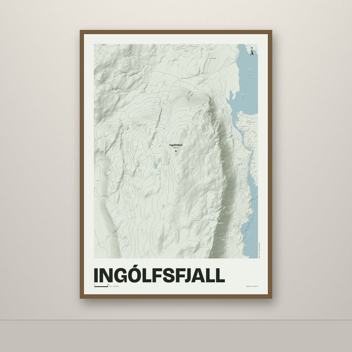 Ingólfsfjall – Mosi, lúpínufjólublár