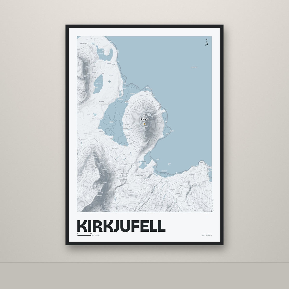 Kirkjufell – Ljóst, okkurgulur