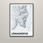 Lómagnúpur – Ljóst, lúpínufjólublár
