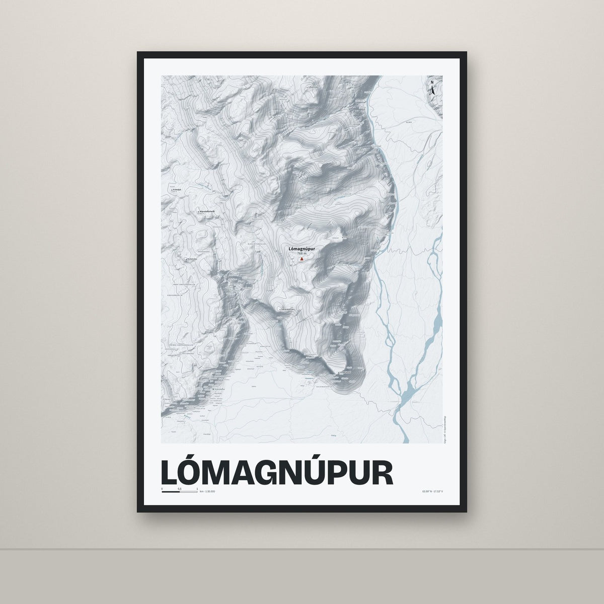 Lómagnúpur – Ljóst, rauður