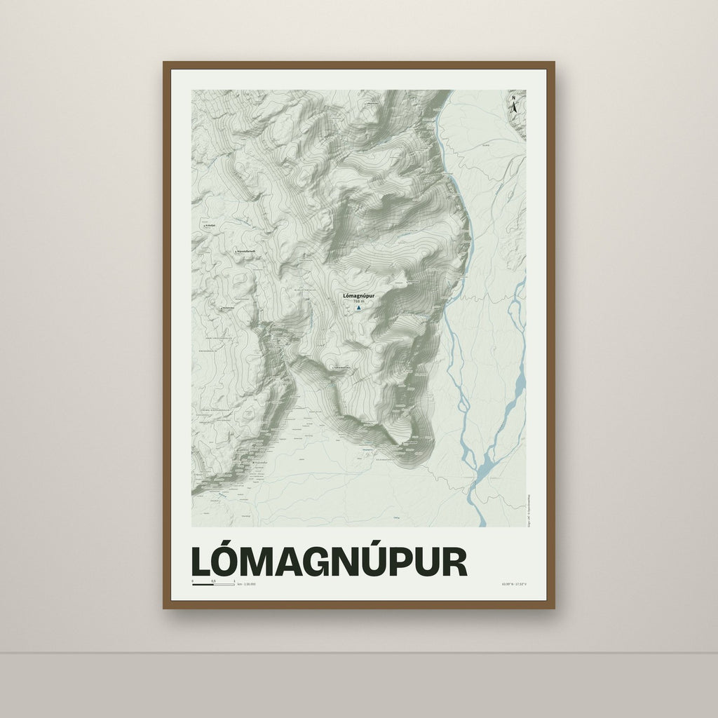 Lómagnúpur – Mosi, blár