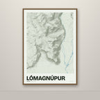 Lómagnúpur – Mosi, blár
