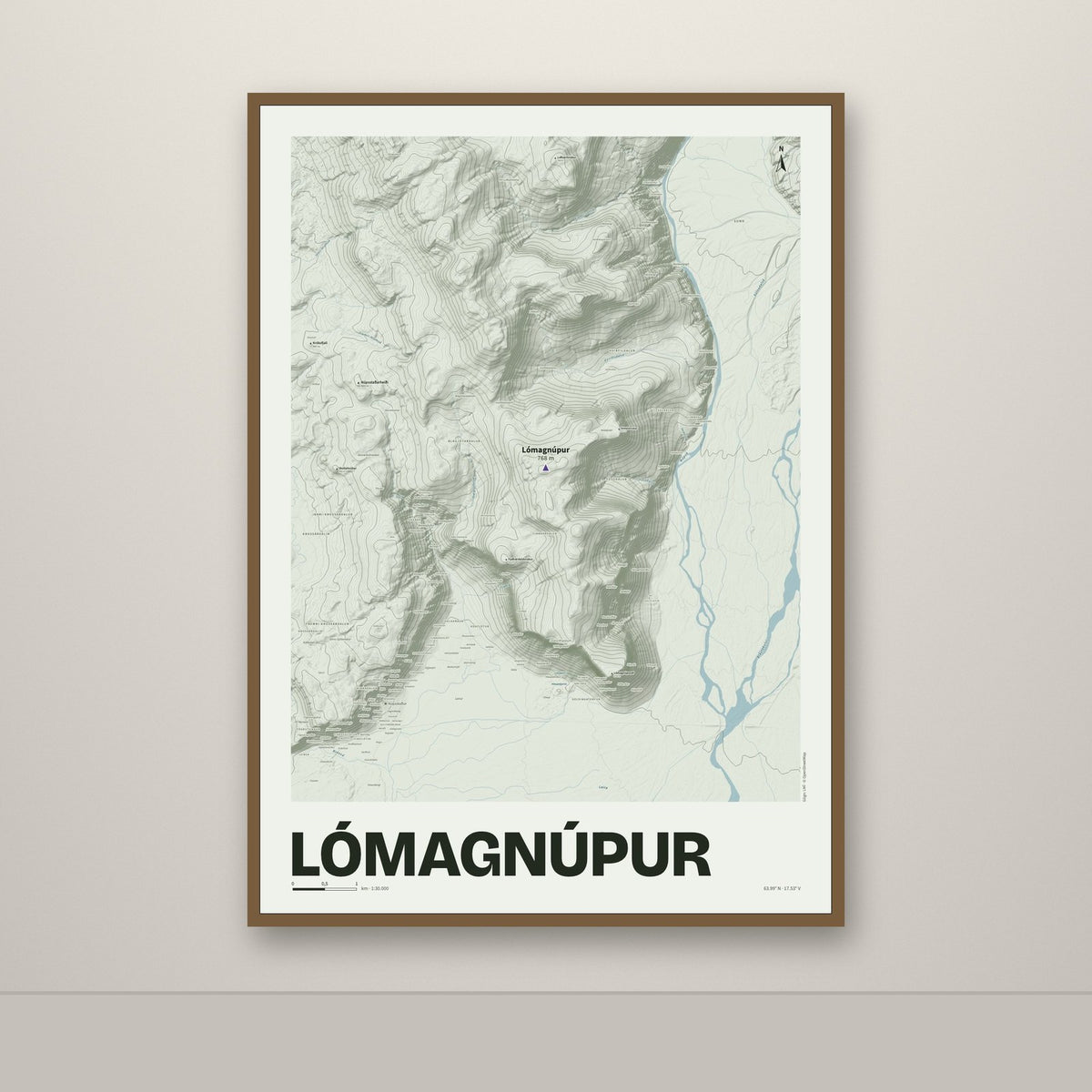 Lómagnúpur – Mosi, lúpínufjólublár