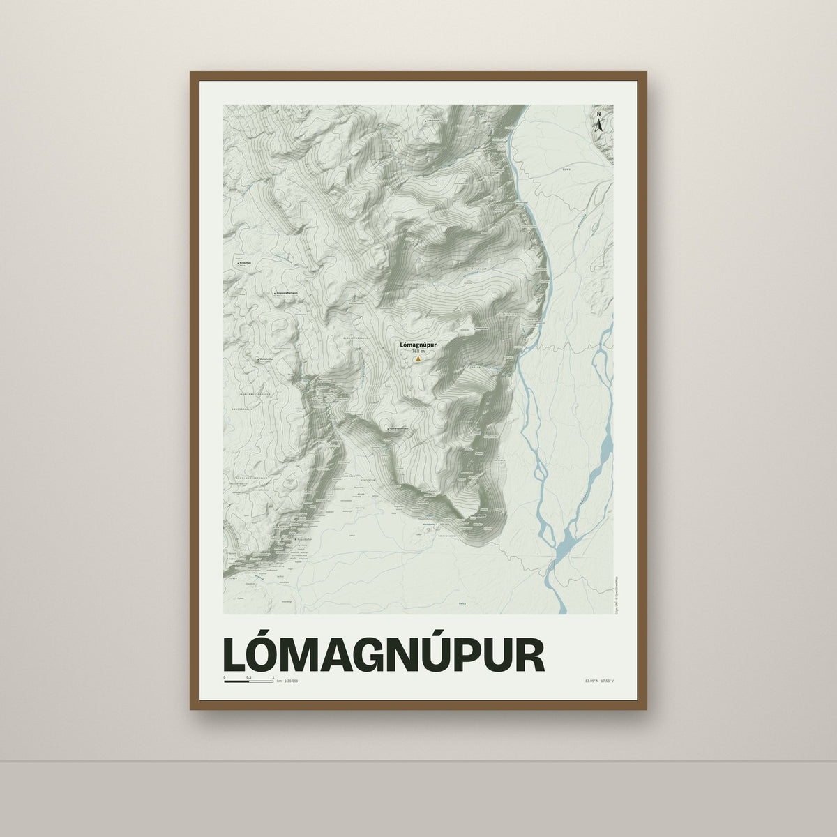 Lómagnúpur – Mosi, okkurgulur