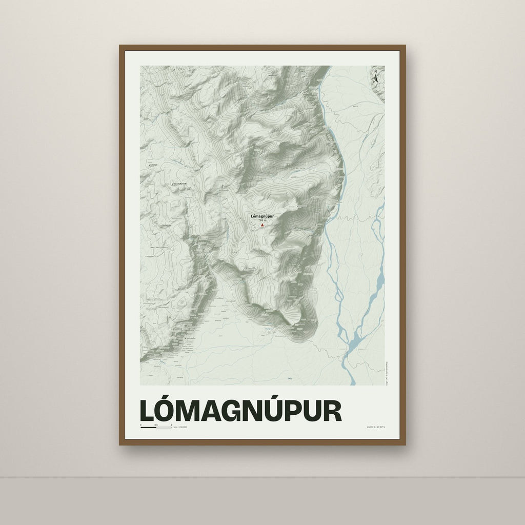 Lómagnúpur – Mosi, rauður