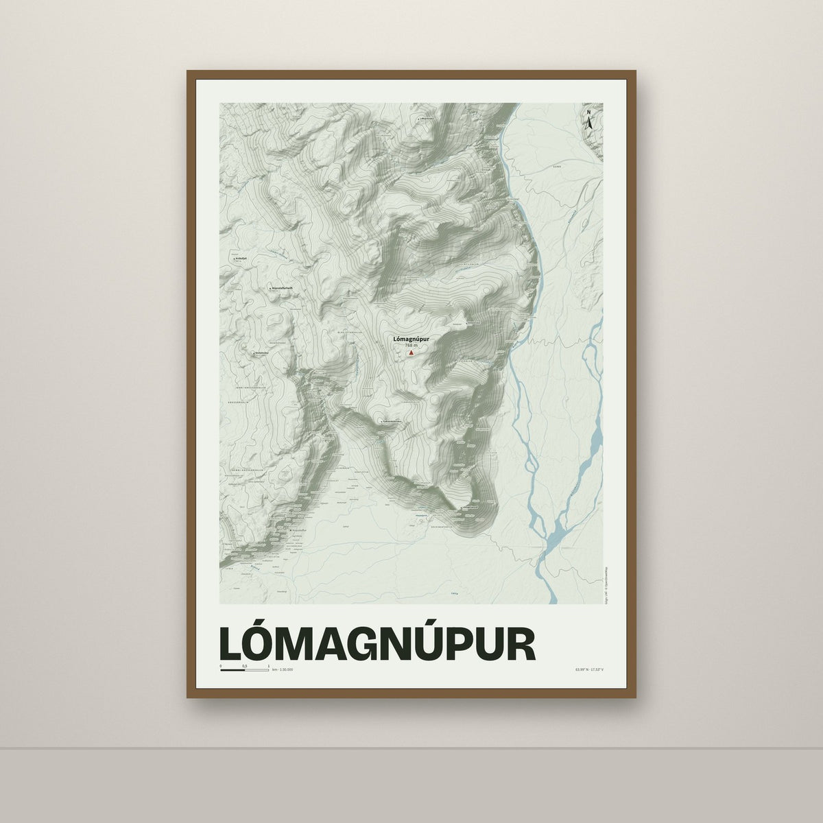 Lómagnúpur – Mosi, rauður