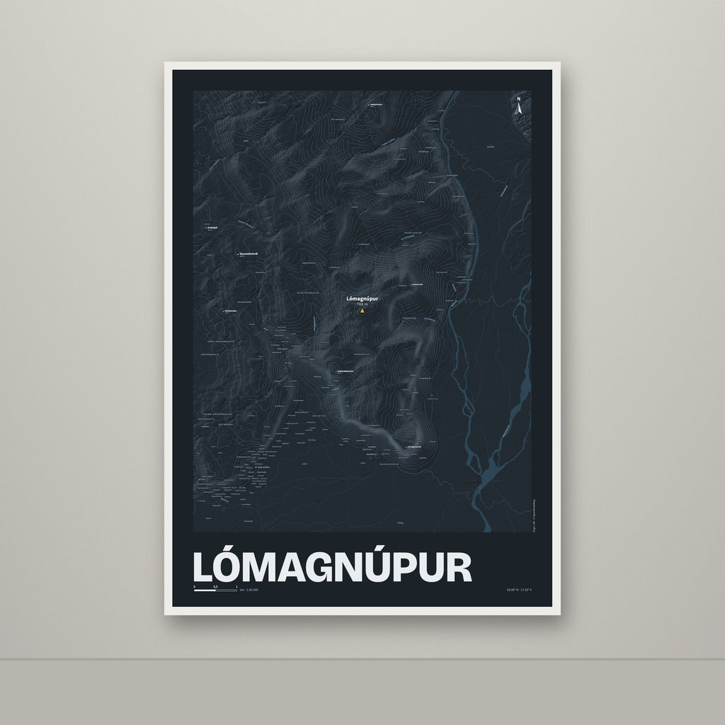 Lómagnúpur – Nótt, okkurgulur