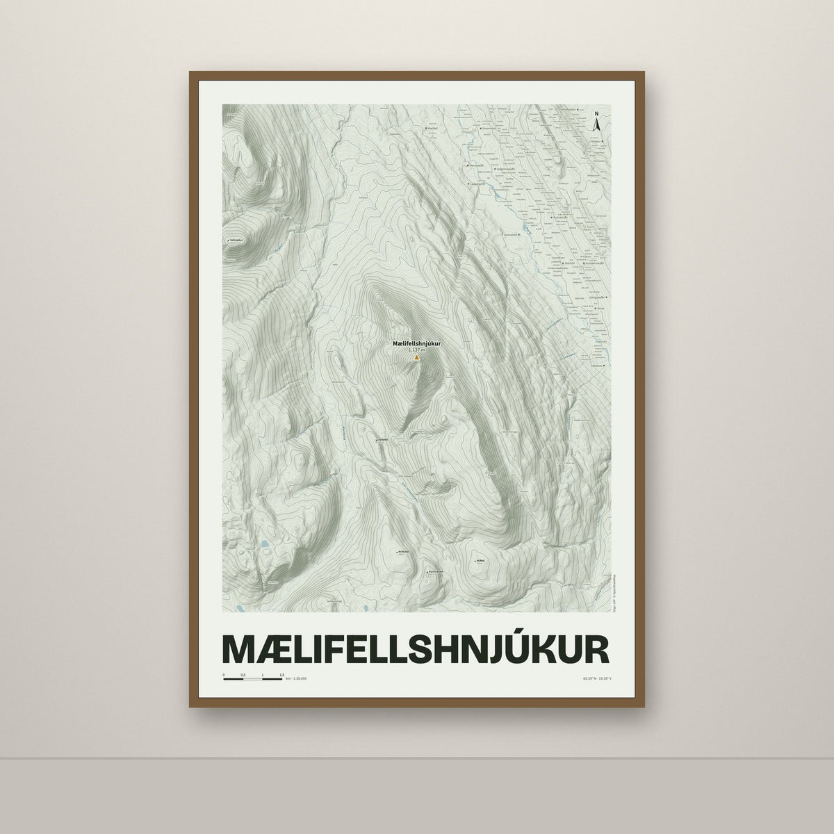 Mælifellshnjúkur – Mosi, okkurgulur