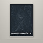 Mælifellshnjúkur – Nótt, lúpínufjólublár