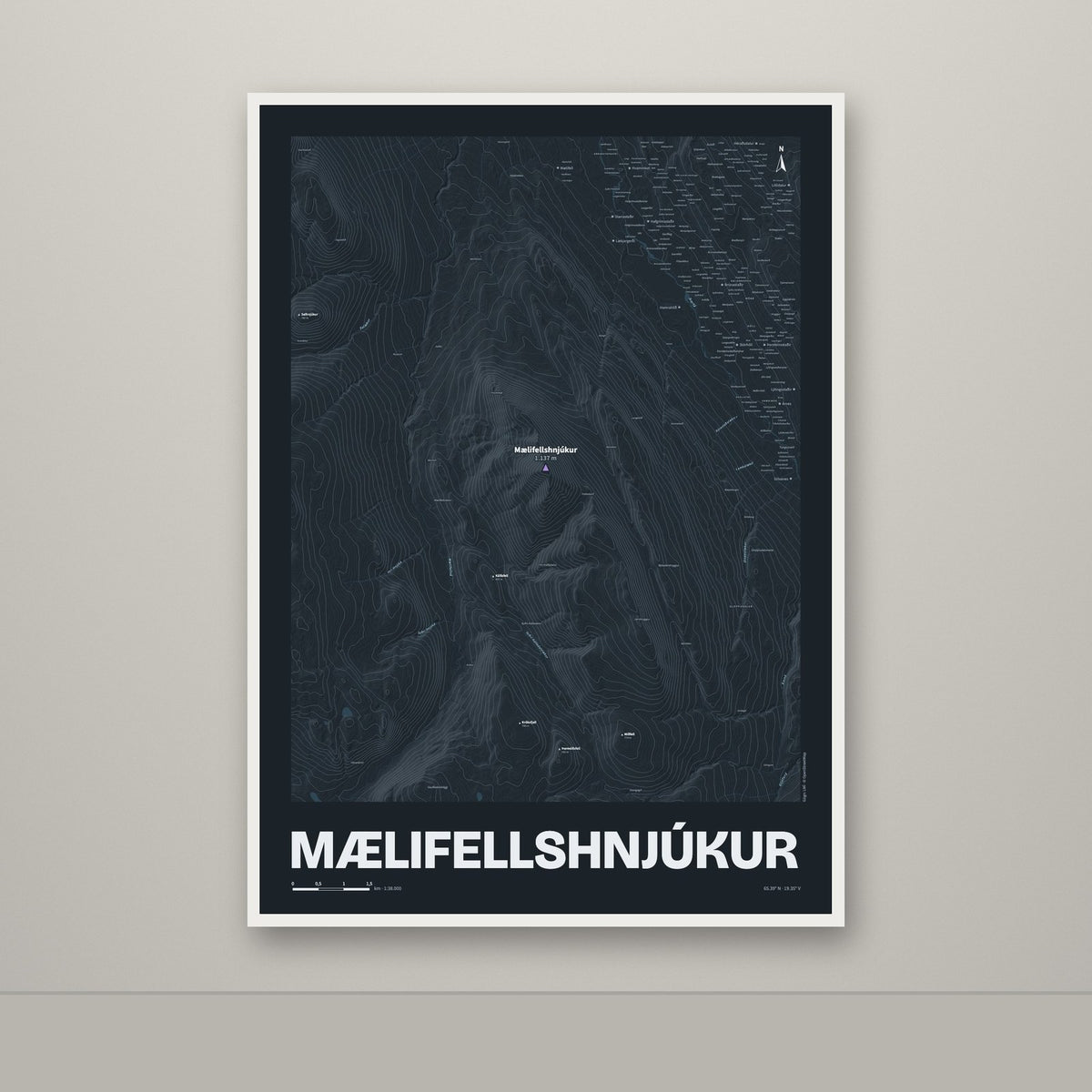 Mælifellshnjúkur – Nótt, lúpínufjólublár