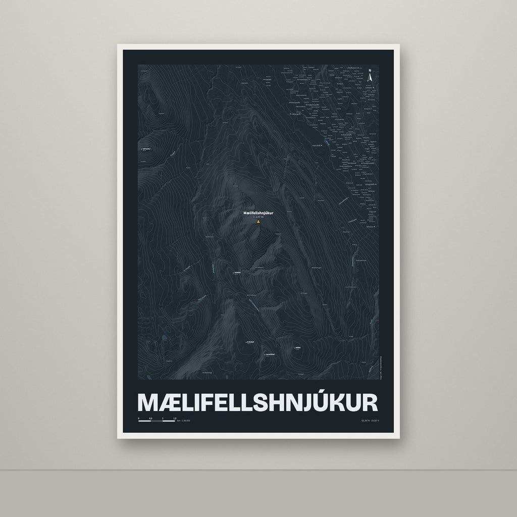 Mælifellshnjúkur – Nótt, okkurgulur
