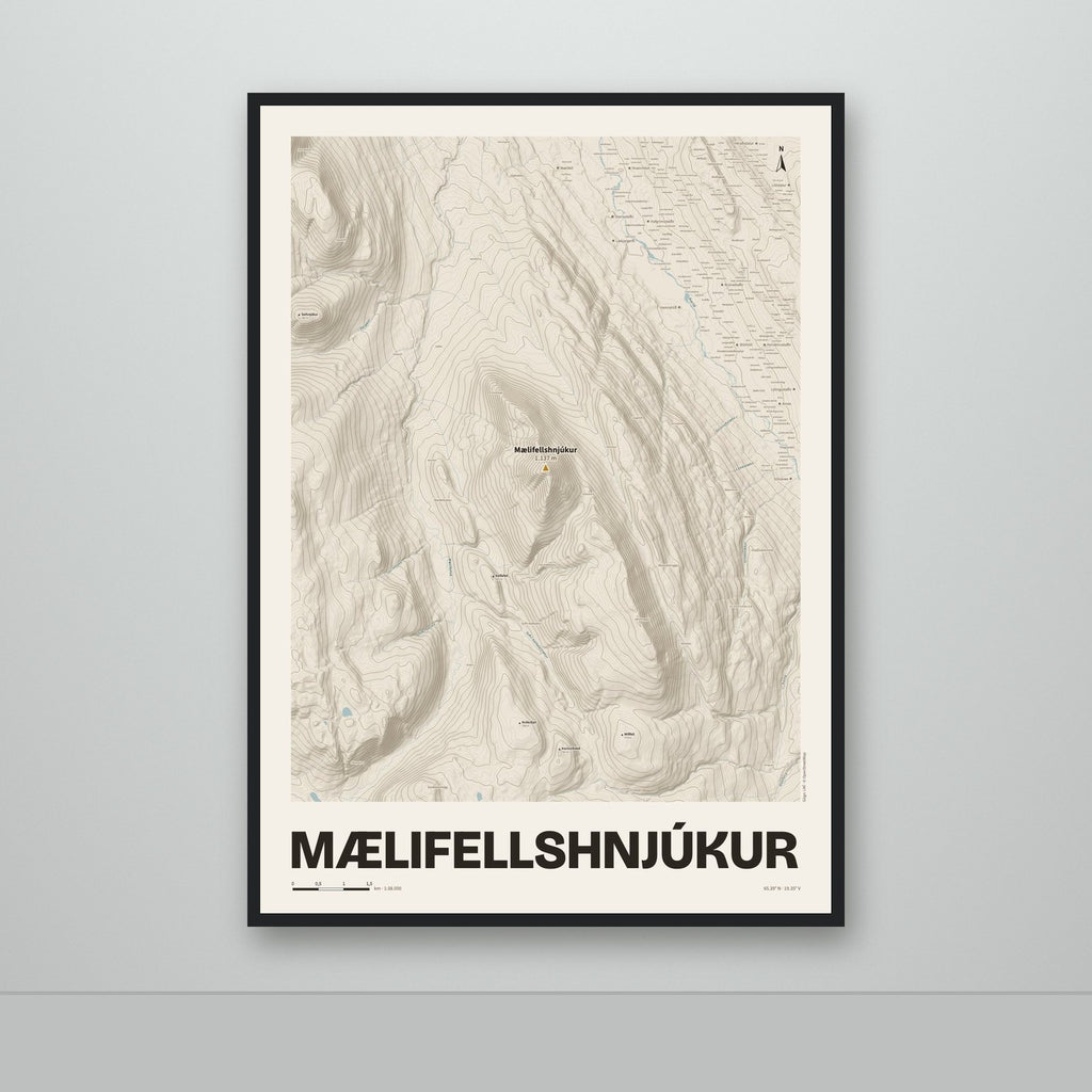 Mælifellshnjúkur – Sandur, okkurgulur