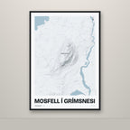 Mosfell í Grímsnesi – Ljóst, lúpínufjólublár