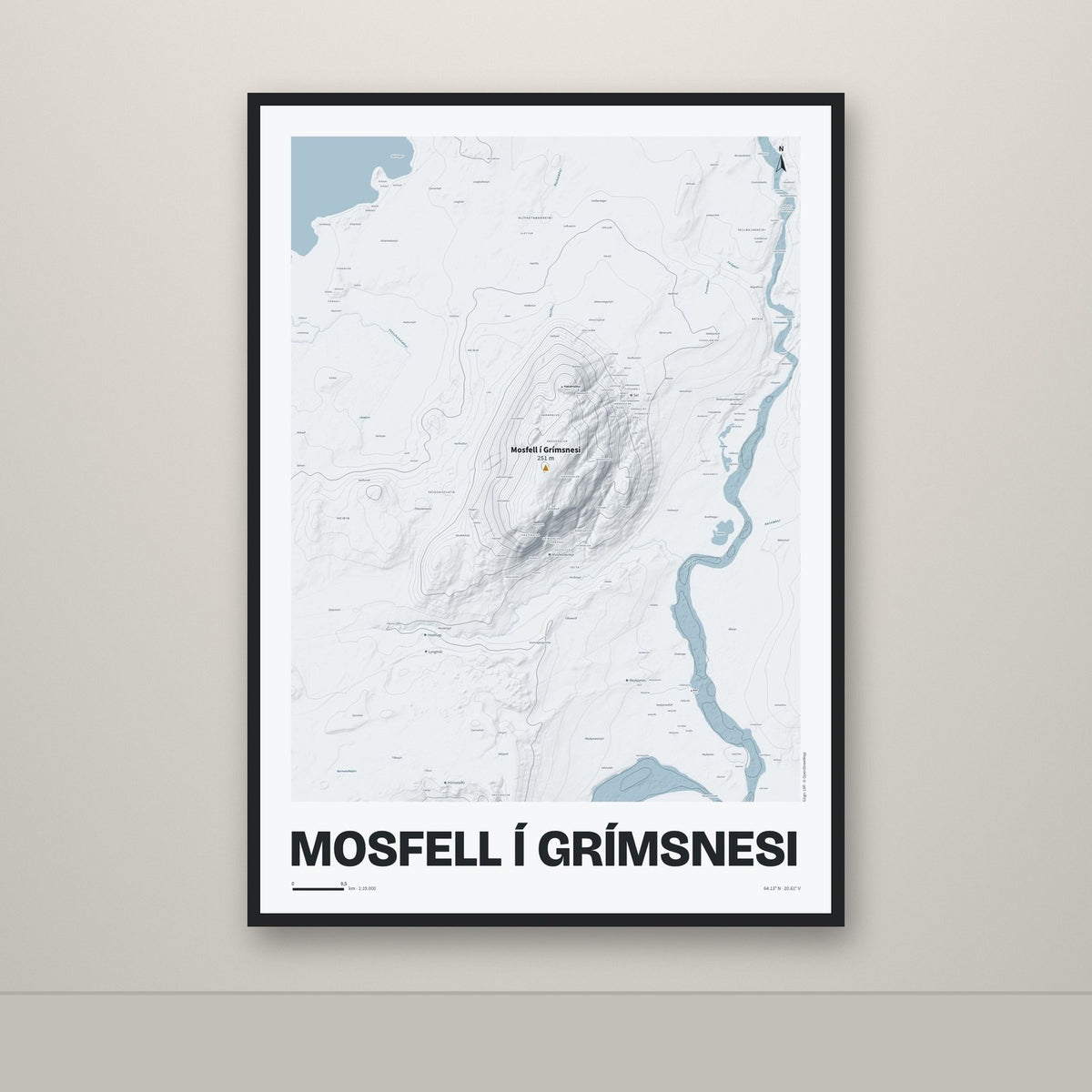 Mosfell í Grímsnesi – Ljóst, okkurgulur