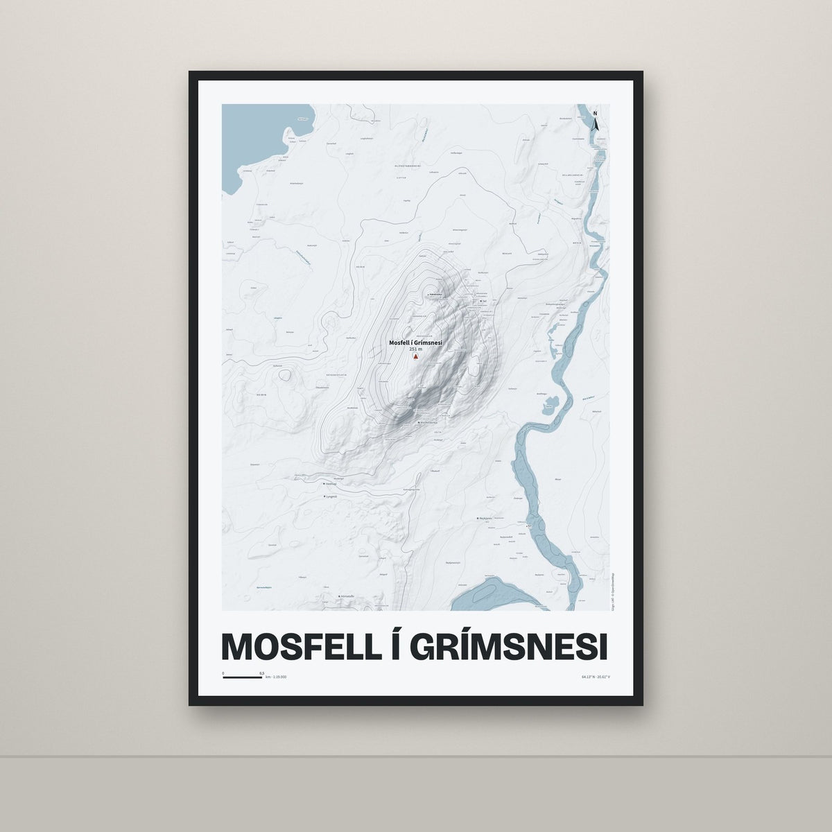 Mosfell í Grímsnesi – Ljóst, rauður