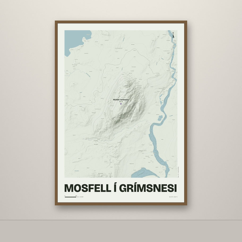 Mosfell í Grímsnesi – Mosi, lúpínufjólublár