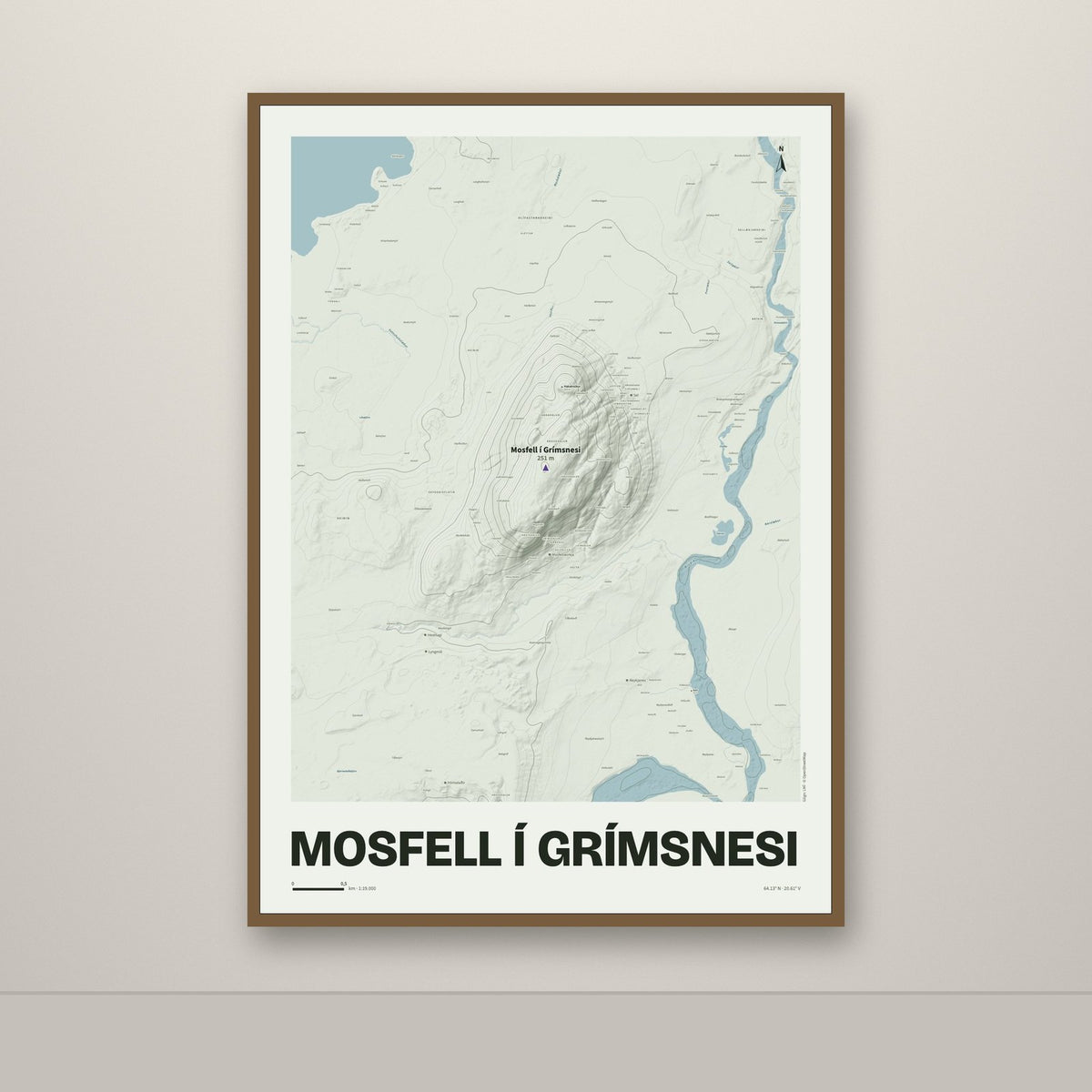 Mosfell í Grímsnesi – Mosi, lúpínufjólublár