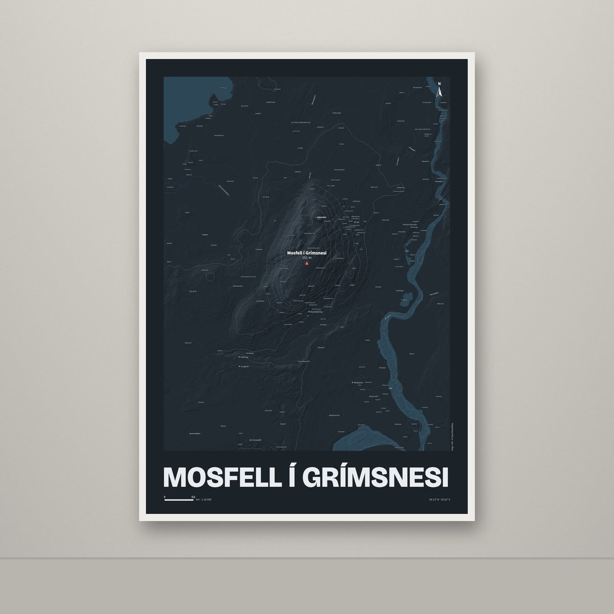 Mosfell í Grímsnesi – Nótt, rauður