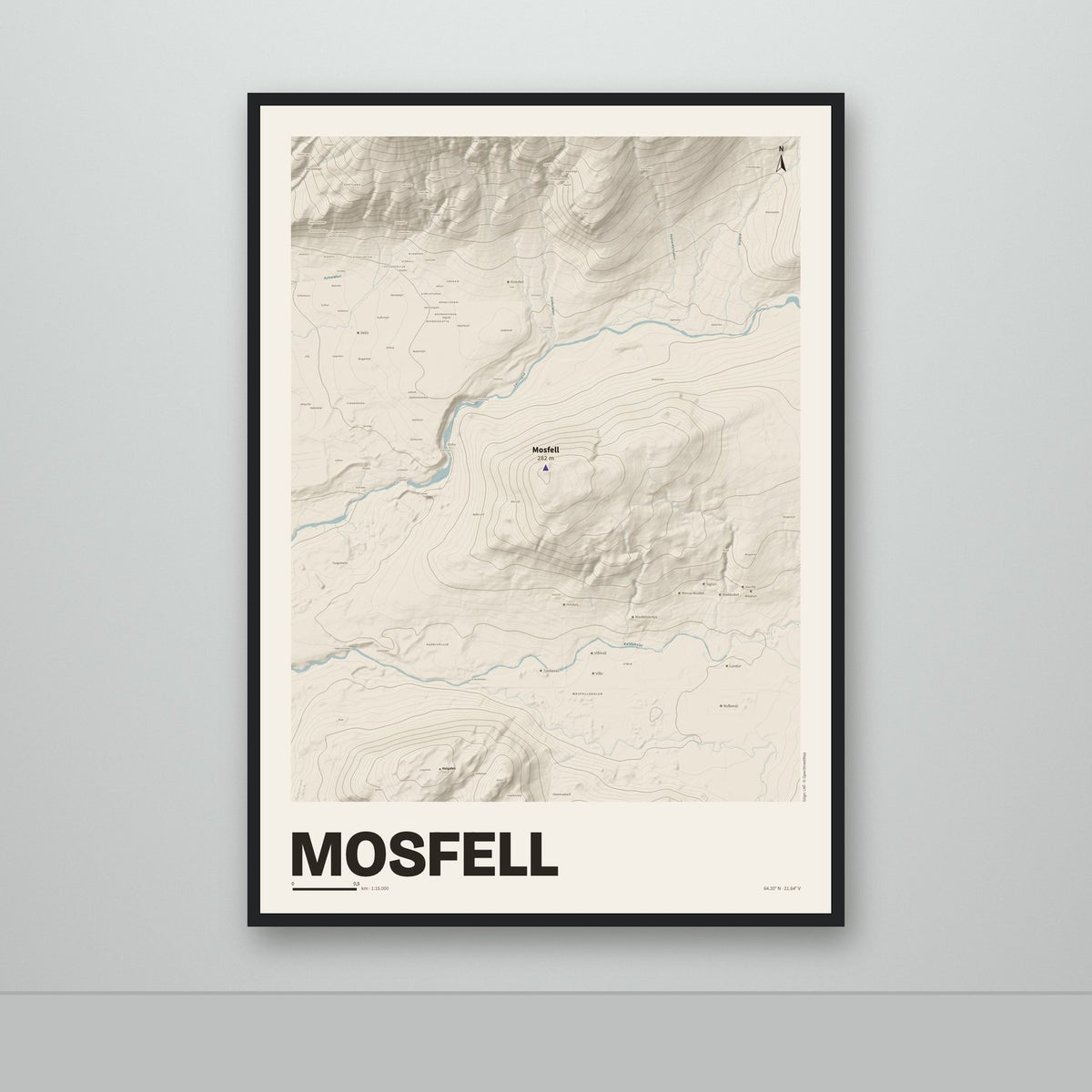 Mosfell – Sandur, lúpínufjólublár