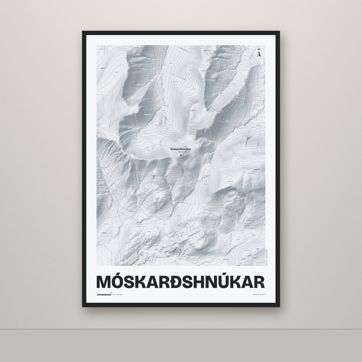 Móskarðshnúkar – Ljóst, rauður