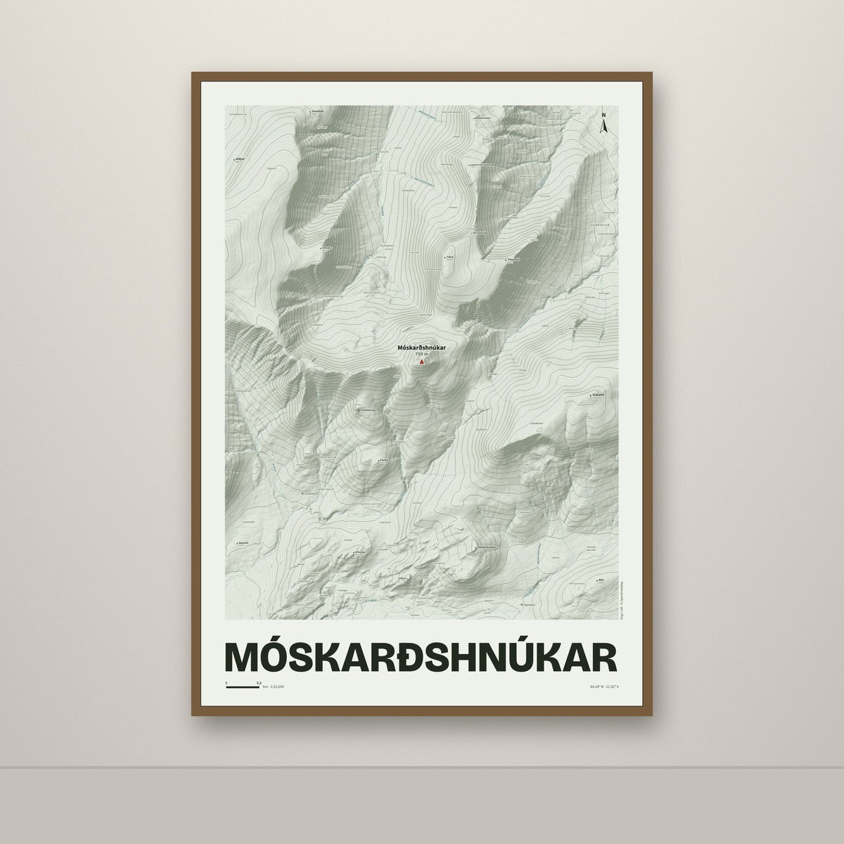 Móskarðshnúkar – Mosi, rauður
