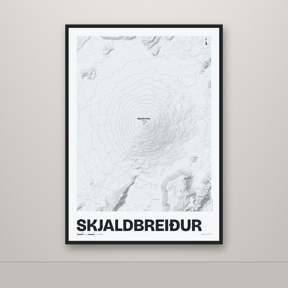 Skjaldbreiður – Ljóst, okkurgulur