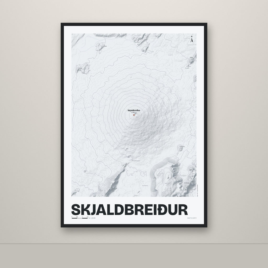 Skjaldbreiður – Ljóst, rauður