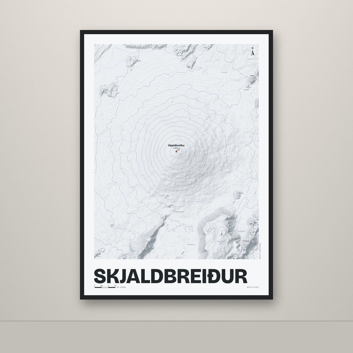 Skjaldbreiður – Ljóst, rauður