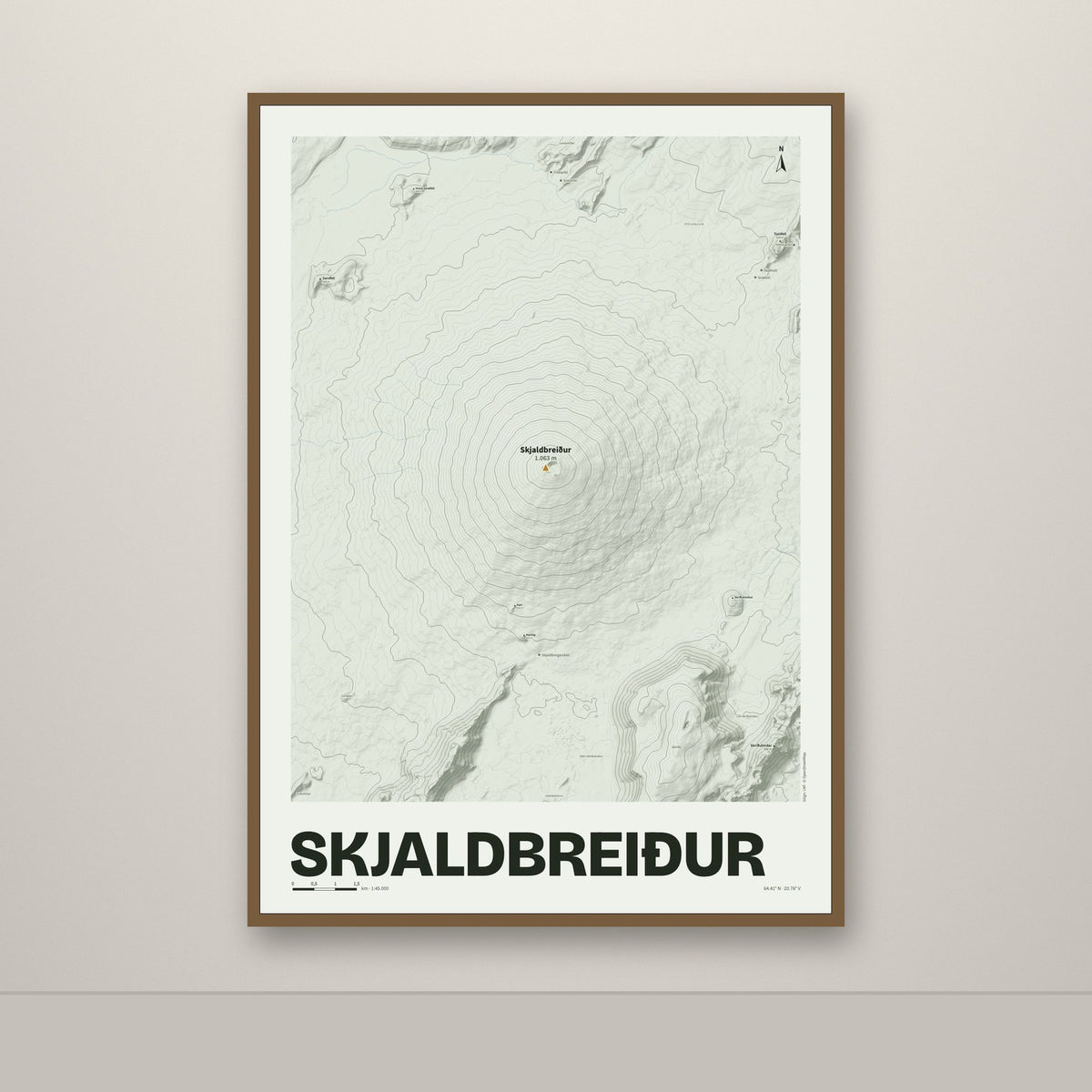 Skjaldbreiður – Mosi, okkurgulur