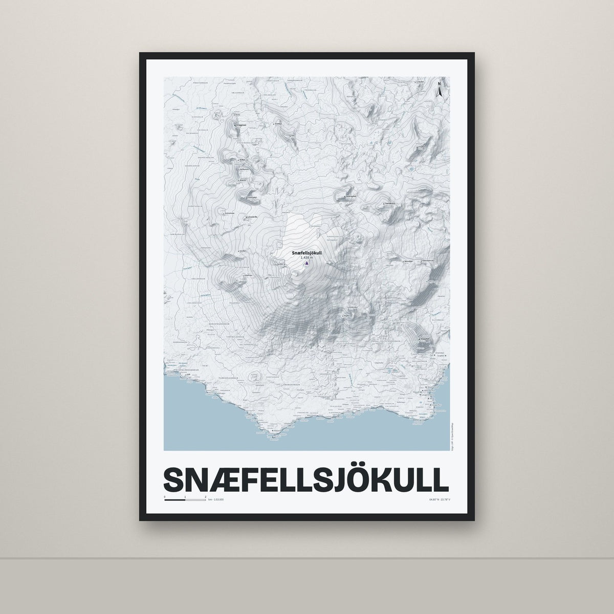 Snæfellsjökull – Ljóst, lúpínufjólublár
