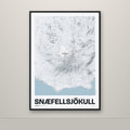 Snæfellsjökull – Ljóst, rauður