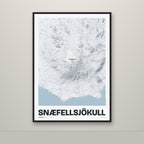 Snæfellsjökull – Ljóst, rauður